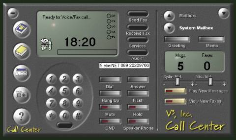 V3 CallCenter 3.9.3 - free download